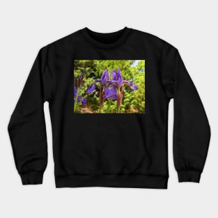 Pair of Purple Irises Crewneck Sweatshirt